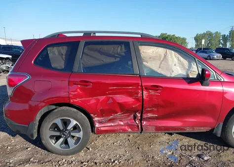 2017 Subaru Forester 2.5I Premium z USA, uszkodzony, nr VIN JF2SJAEC1HH514873